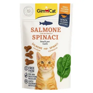  GimCat Salmon SpinacI Cat Snack - 50g 