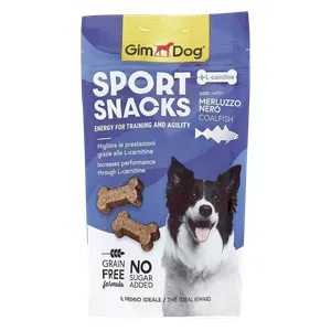  جيم دوغ وجبة خفيفة للكلاب بنكهة سمك الفحم - 60 غم 