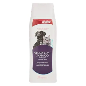  Bioline Glossy Coat Pet Shampoo - 250ml 
