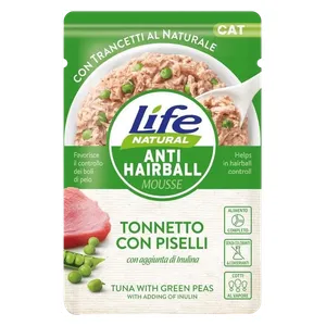 Life Cat Natural Anti Hairball Mousse Cat Food - 70g