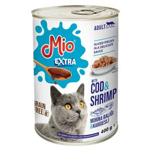  MIO Extra Cod & Shrimp Cat Food - 400g 
