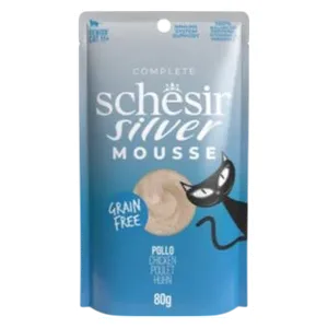  Schesir Silver Mousse Cat Food - 80g 