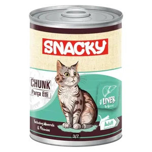  Snacky Liver in Gravy Cat Food - 400g 