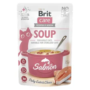 بريت كير حساء قطط بنكهة السلمون - 75 غم