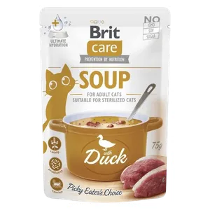 بريت كير حساء قطط بنكهة البط - 75 غم