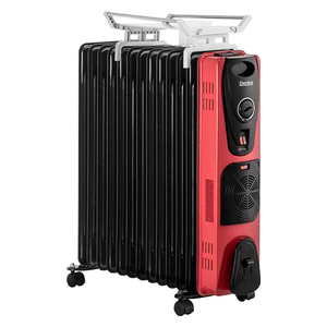 Denka Heater - POH-13TBR - Oil-Filled Radiator - Red