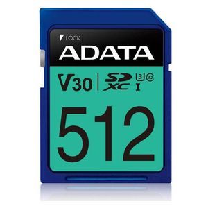 ADATA Premier Pro Memory Card SD 5.0 - 512GB - SD Card - Blue