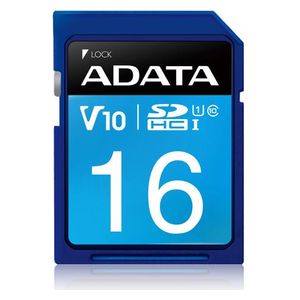 ADATA Premier Memory Card SDA 3.0 - 16GB - SD Card - Blue