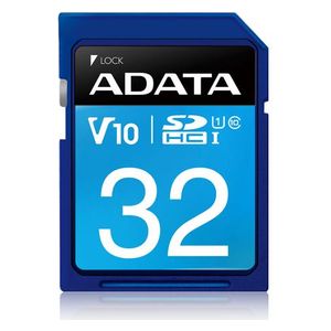 ADATA Premier Memory Card SDA 3.0 - 32GB - SD Card - Blue