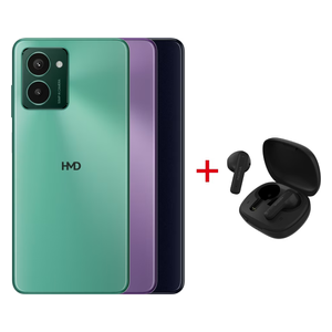 اتش ام دي Pulse برو - 256/8 كيكابايت - سيم + سماعة بلوتوث داخل الاذن نوكيا - Go Earbuds 2 - اسود