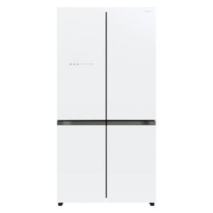 Hitachi RWB720GPW - 26ft - French Door Refrigerator - Glass White