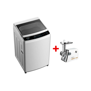 Denka FWM-1500TLWH - 12Kg - Top Loading Washing Machine - White + Denka DAL-150MG - Meat Grinder - White
