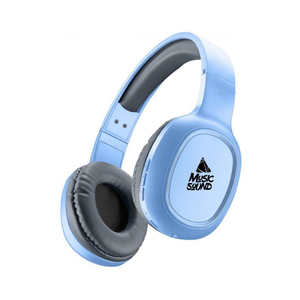 Cellularline BTHEADBBASICMSB - Bluetooth Headphone Over Ear - Blue