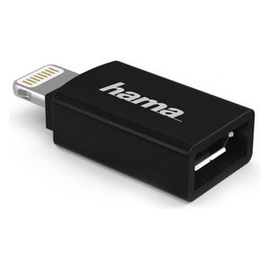  Hama Micro USB Adapter to Lightning Plug - 178400 - Black 