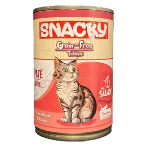 Snacky Canned Sterilised Cat Food with Salmon - 400g 