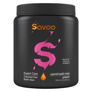  Savoo Biotin Date Oil & Vitamin E Coloured Hair Mask, 1000ml 