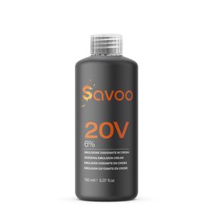  Savoo Oxidizing Emulsion 20V 6%Cream, 150ml 