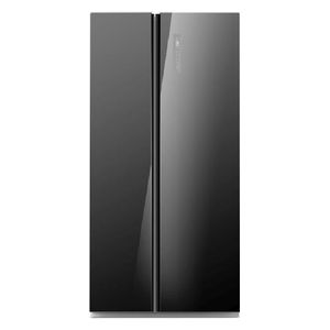  Elryan SBS689ABE - 21ft - Side By Side Refrigerator - Black 