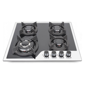 Zoom HB-46005M - 4 Burners - Built-In Gas Cooker - Black