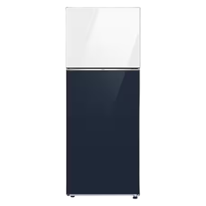 Samsung RT47CB66428AIQ - 17ft - Bespoke Conventional Refrigerator - Vitreous Navy+Vitreous White