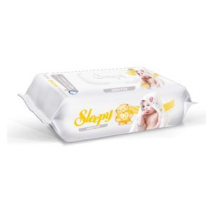  Sleepy Baby Wipes for Sensitive Skin - 90 Wipes Pack - Cottony Texture 