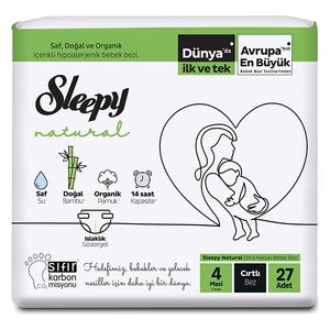 حفاضات سليبي ناتشورال للأطفال - مقاس 4 - 27 قطعة