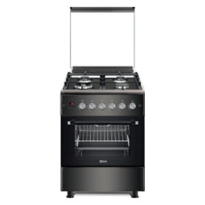 Inside FTS 6031 SMK - 4 Burners - Gas Cooker - Black