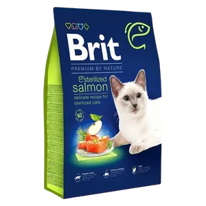Brit Adult Sterilized Salmon Cat Food - 1.5Kg