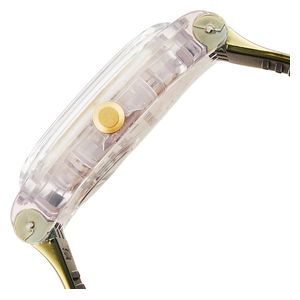  Swatch Watch SUOK120 For Women - Analog Display, Plastic Band - Gold 