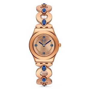  Swatch Watch YSG148G For Women - Analog Display, Stainless Steel Band - Rose Gold 