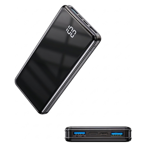  Coolreall T80 - Power Bank - 12000 mAh - 22.5 W - 4 Ports - Black 