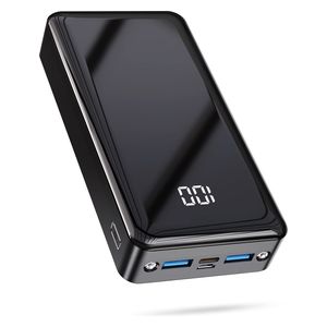  Coolreall T82 - Power Bank - 24000 mAh - 22.5 W - 4 Ports - Black 
