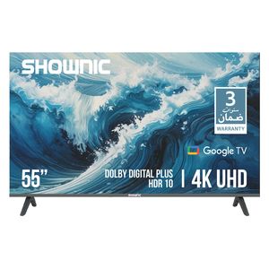  SHOWNIC TS-55AUHGD - 55 inch - 4K - LED - Smart - 60 Hz - Google TV - Black 