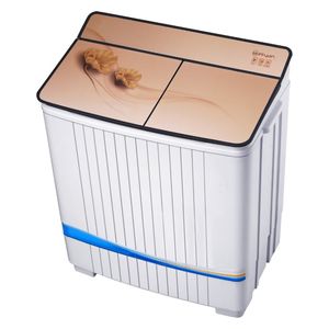  Elryan TT13K2TF - 11Kg - Twin Tub Washing Machine - Brown 