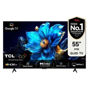  TCL 55-Inch P7K Series - Smart - 4K - QLED - 60Hz - 2025 Model 
