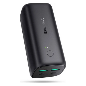  شاحن محمول راف بور - PB208 - 20000mah - اسود 