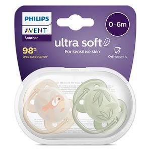  Philips Avent Ultra Soft Pacifier - 0-6M 