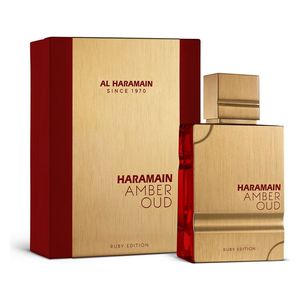  Amber Oud Ruby Edition by Al Haramain for Unisex - Eau de Parfum , 60ml 