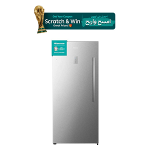  Hisense FV3N509NAI - Upright Freezer - 18ft - Silver 