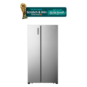  Hisense RS3P725NAI - 25ft - Side By Side Refrigerator - Silver 