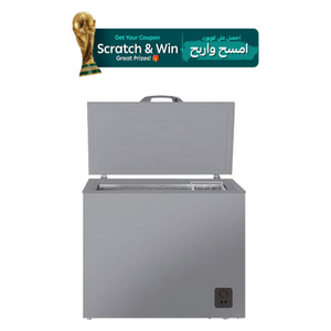  Hisense FC26DT4SAT- 9ft - Chest Freezer - Gray 