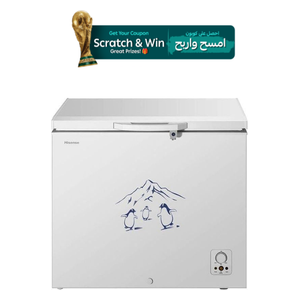  Hisense FC-26DT4SAW - Chest Freezer - 8 Ft - White 