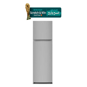  هايسنس ثلاجة بابين - 8 قدم - RD202D4ASN - سلفر 