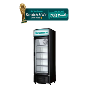  Hisense FL-52WC - Showcase Chiller - 520L - 19 Ft - Black 