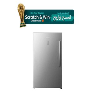  Hisense FV3N769NAI - Upright Freezer - 22ft - Silver 