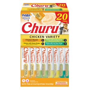 Inaba Churu Chicken Variety Cat Snack - 20 Pieces