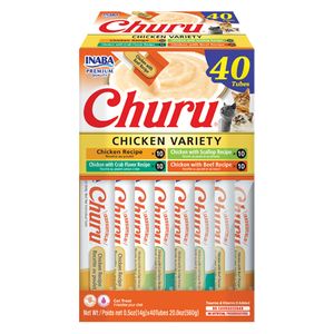 Inaba Churu Chicken Variety Cat Snack - 40 Pieces