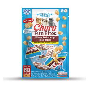 Inaba Churu Fun Bites Chicken & Tuna Cat Snack - 3 Pieces