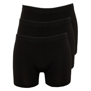 بوكسر قطني للرجال من ترينديول مان 3 قطع - اسود