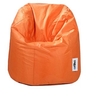  Ariika Willow Jeans Bean Bag Chair - Orange 